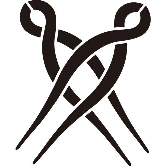 違い釘抜（２）紋