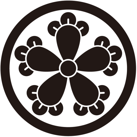 中輪に五つ丁子紋