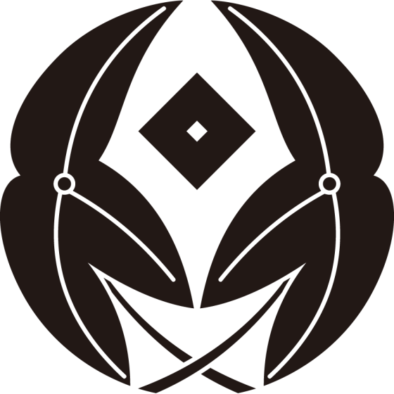 抱き葉沢瀉に釘抜紋