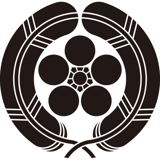 抱き鷹の羽に梅鉢紋