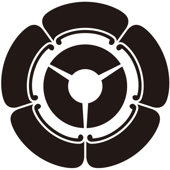 五瓜に三つ地紙紋