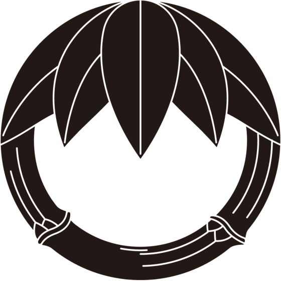 五枚笹竹の丸紋