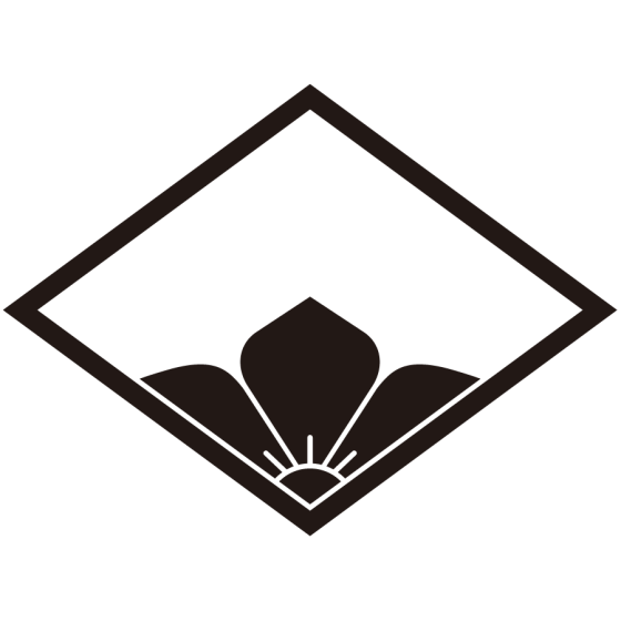 細菱に覗き桔梗紋