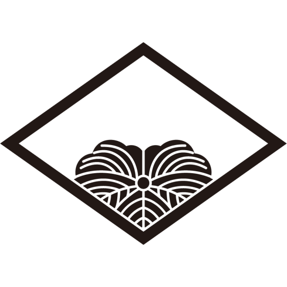 細菱に覗き蔦紋