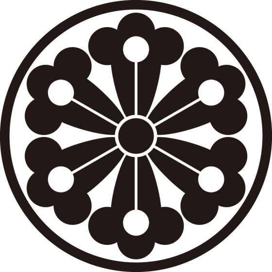 糸輪に六つ蔦の花紋