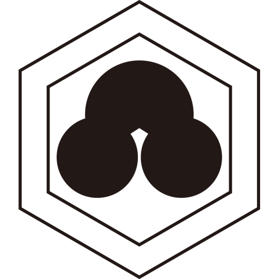陰一重亀甲に洲浜紋