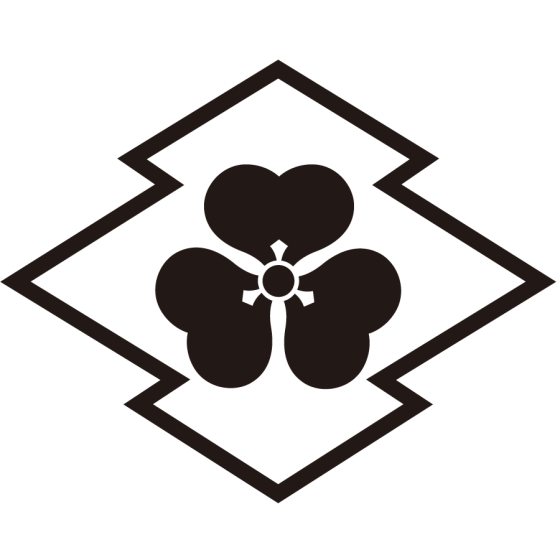 陰松皮菱に片喰紋