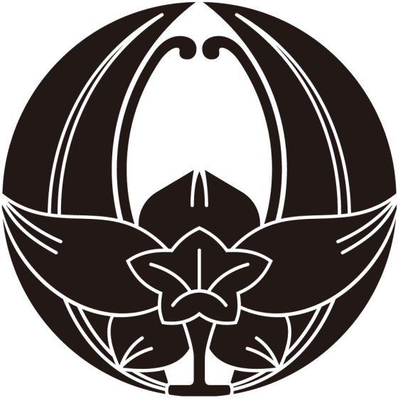 変り浮線桔梗紋
