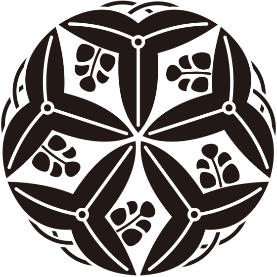 変り五つ沢瀉紋