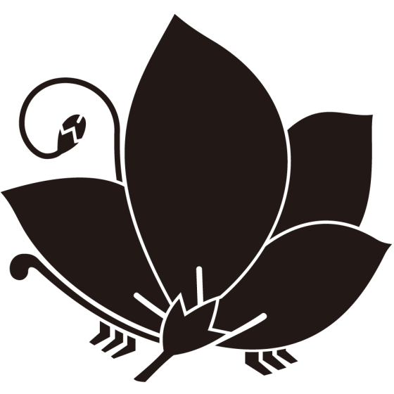桔梗蝶紋（ききょうちょう）：家紋のいろは
