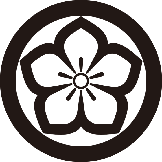 丸に中陰桔梗紋