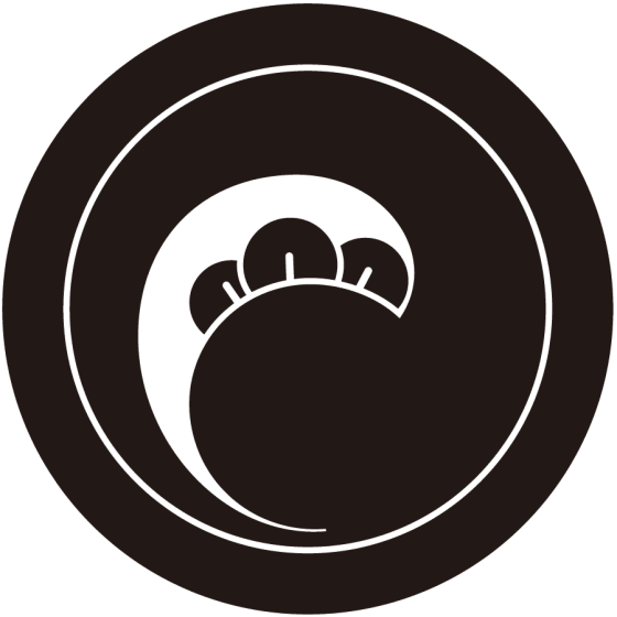 丸に左一つ丁子巴紋