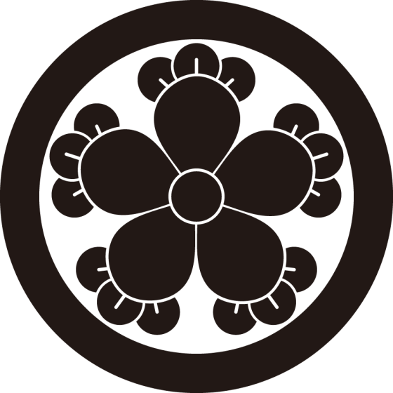 丸に五つ丁子紋