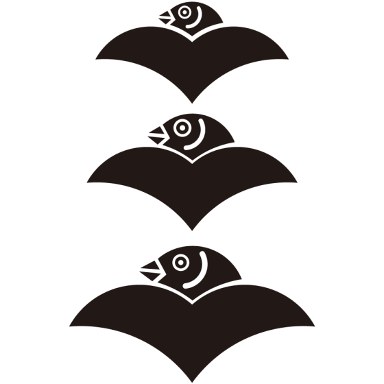 三つ重ね雁金紋