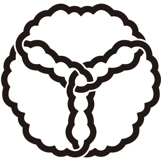 三つ組み蔦形紋