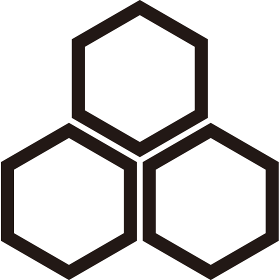 三つ盛り細一重亀甲紋