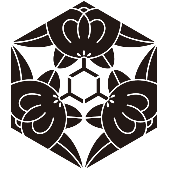 三つ橘亀甲紋