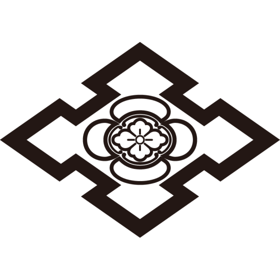 折り入り菱に陰木瓜紋