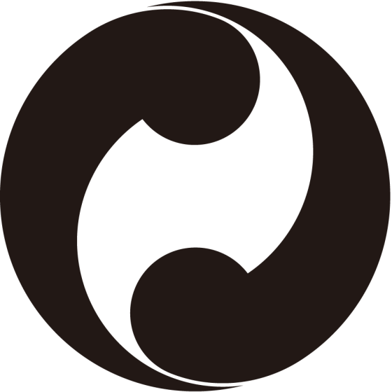 痩二つ巴紋