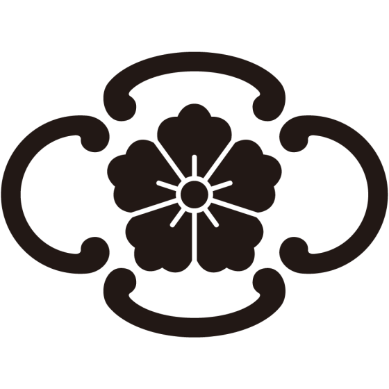 鐶木瓜に唐花紋