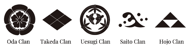 Samurai clan kamon examples