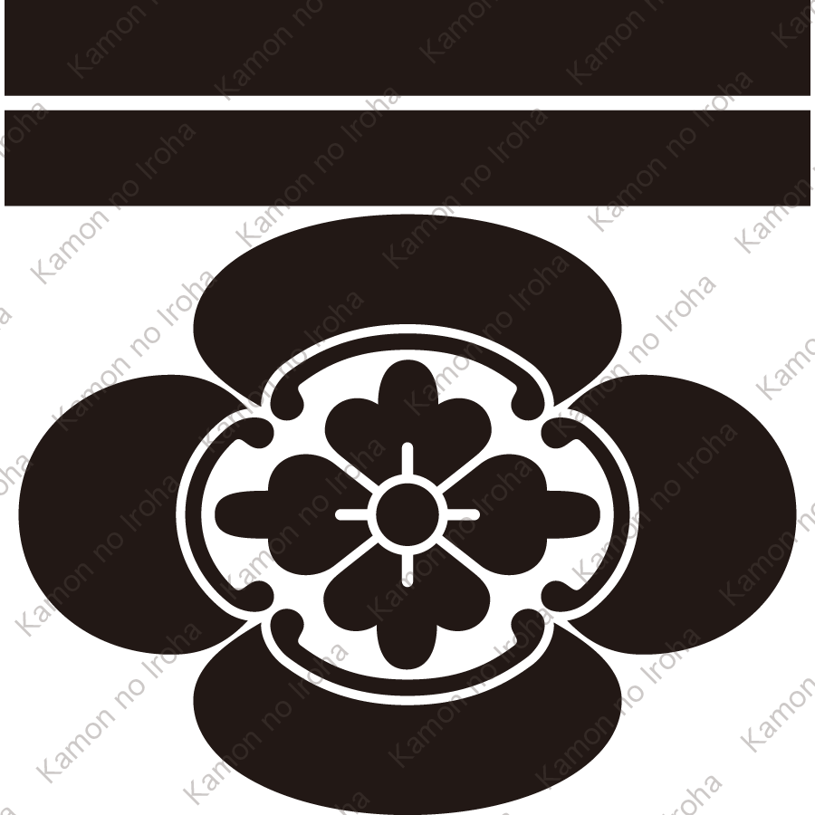 二つ引きに木瓜紋