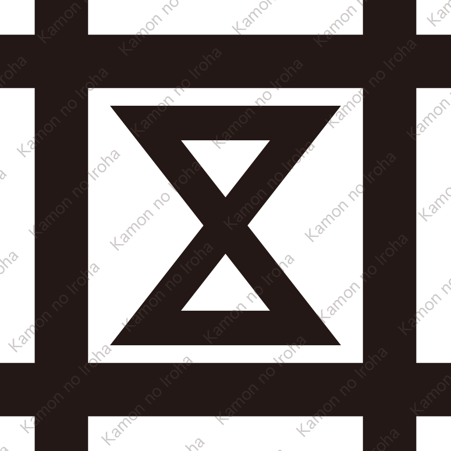 平井筒に中陰輪鼓紋