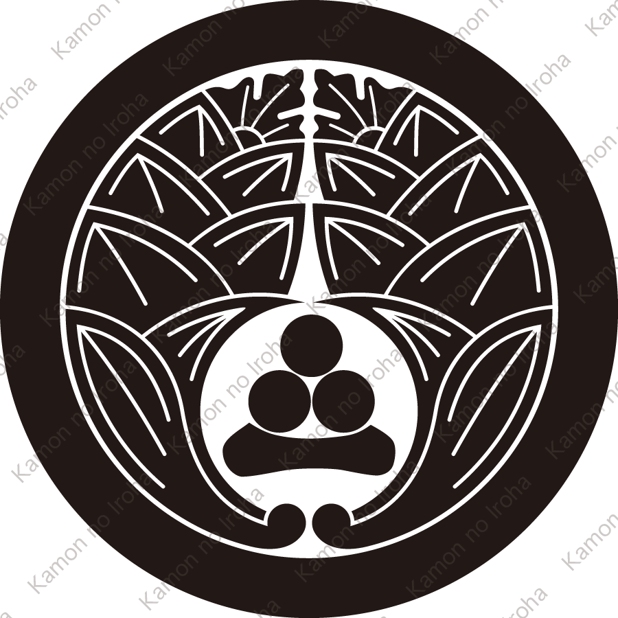 丸に抱き茗荷に渡辺星紋