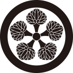丸に五つ葵紋