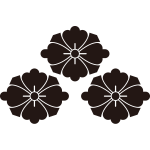 三つ盛り剣花菱紋