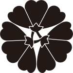 三つ横見桜紋