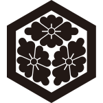 六角に三つ花菱紋